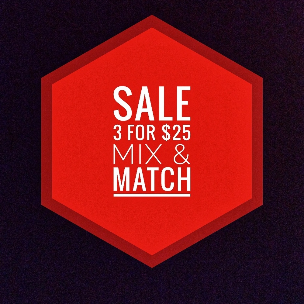 ‼️SALE‼️3 ITEMS FOR $25